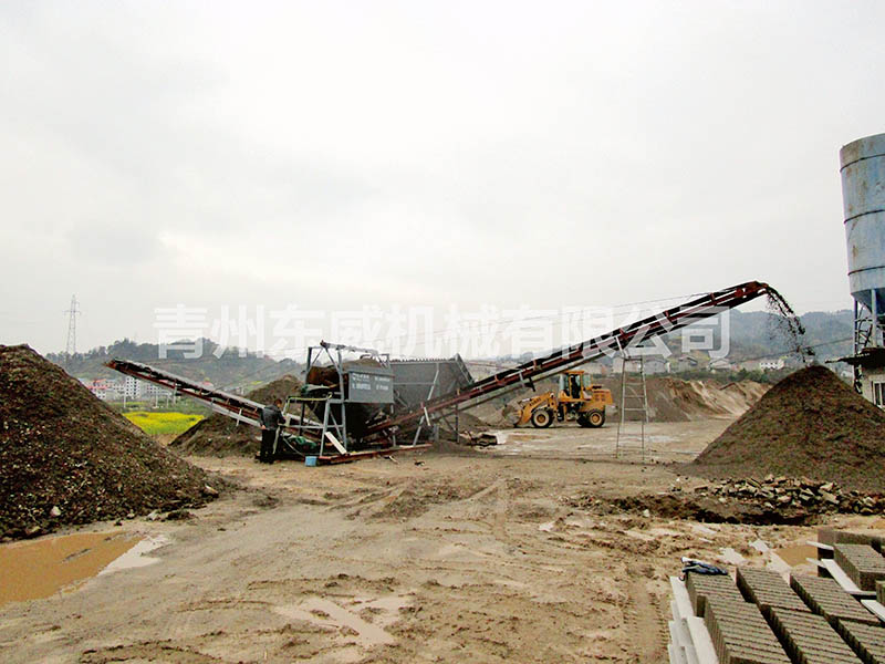 湖北宜昌筛沙机应用现场 湖北宜昌筛沙机应用现场